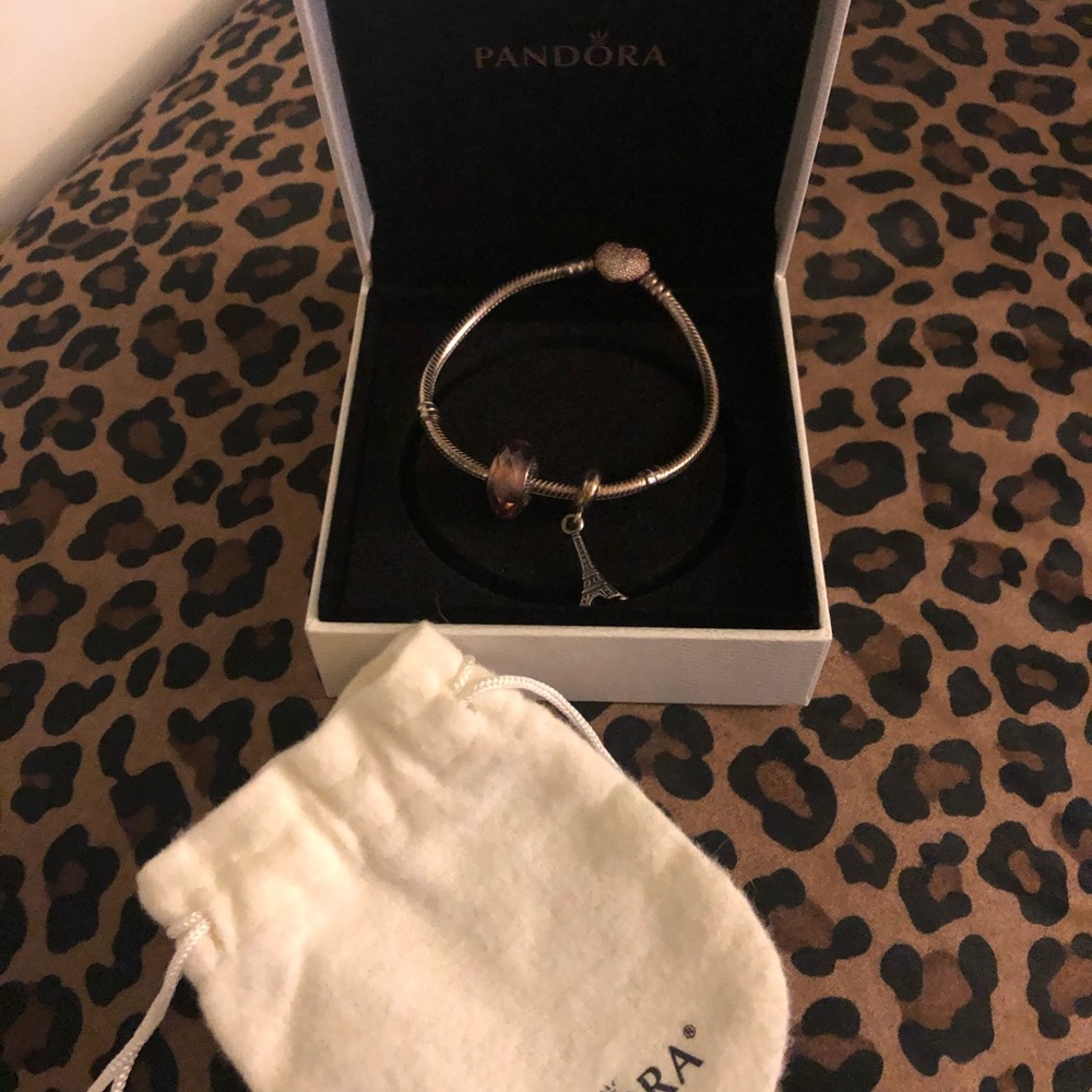 Pandora Pave Heart bracelet